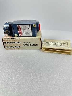 Buchanan L1-E2 Oil-Tight Limit Switch - New In Original Box