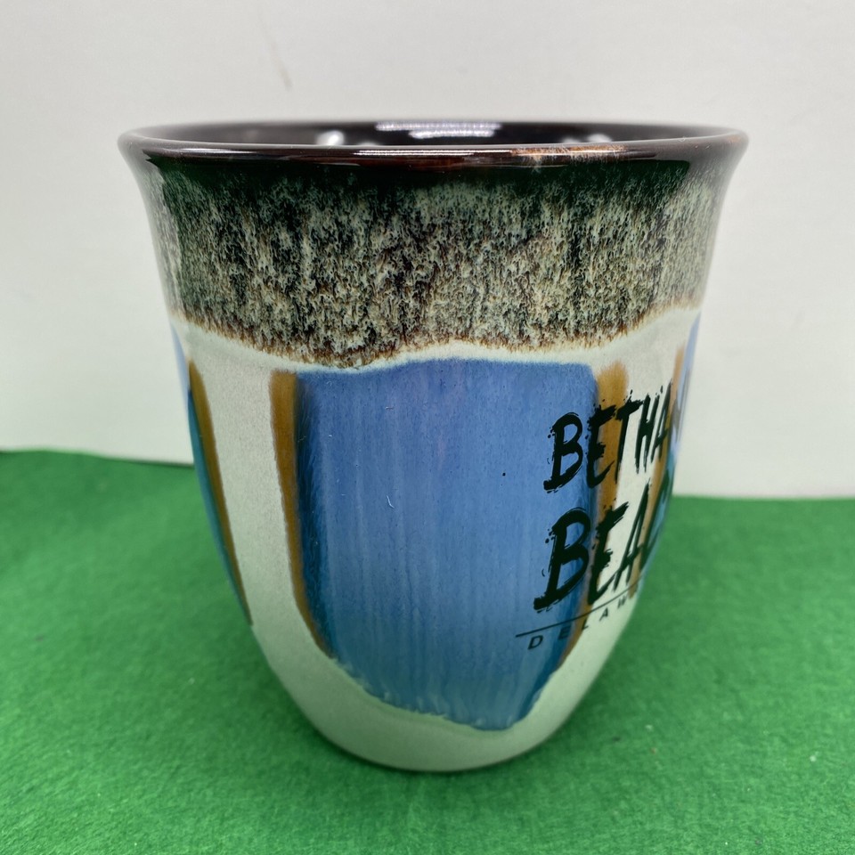 Bethany Beach Delaware Mug Coffee Cup Hand Crafted4 3/4inches Unused