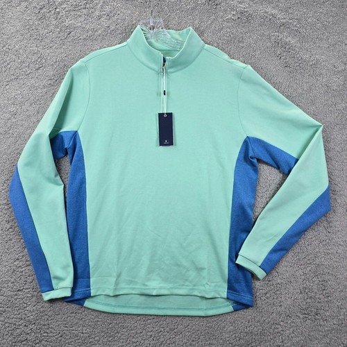 NWT Holderness & Bourne Men's THE BRADY Dry Luxe Performance 1/4 Zip Golf Size S