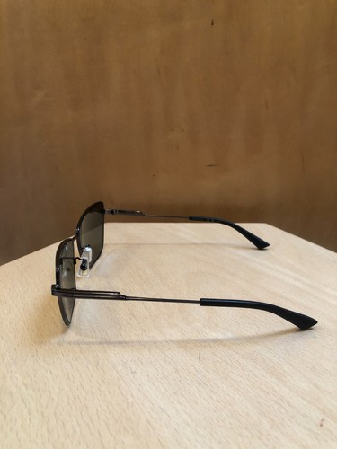 BOTTEGA VENETA Gunmetal Classic Frame Grey Lens Angular Cat Eye Sunglasses - Picture 3 of 9
