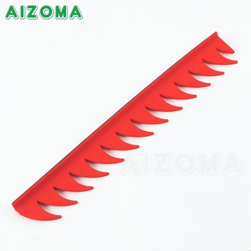 Sawblade Rubber Peel Stick 3M Motorcycle Skateboard Snowboard Red Helmet Mohawk - Picture 2 of 11