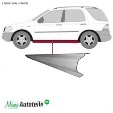 Schweller Reparaturblech für Mercedes M-Klasse ML W163 1998-2005 /1 Stück Schweller Reparaturblech für Mercedes M-Klasse ML W163 1998-2005 /1 Stück