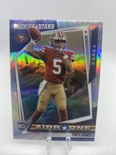 2021 Panini Rookies & Stars Football Trey Lance #AB-18 RC Airborne Silver Prizm