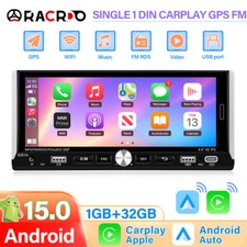 Android 13 6.9" Apple Carplay Autoradio 1+32GB 1 DIN GPS NAV Wifi Bluetooth FM