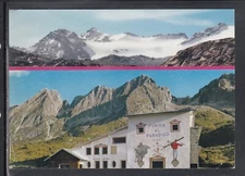 Cartolina il Ghiacciaio del Presena e La Funivia al Paradiso D1767