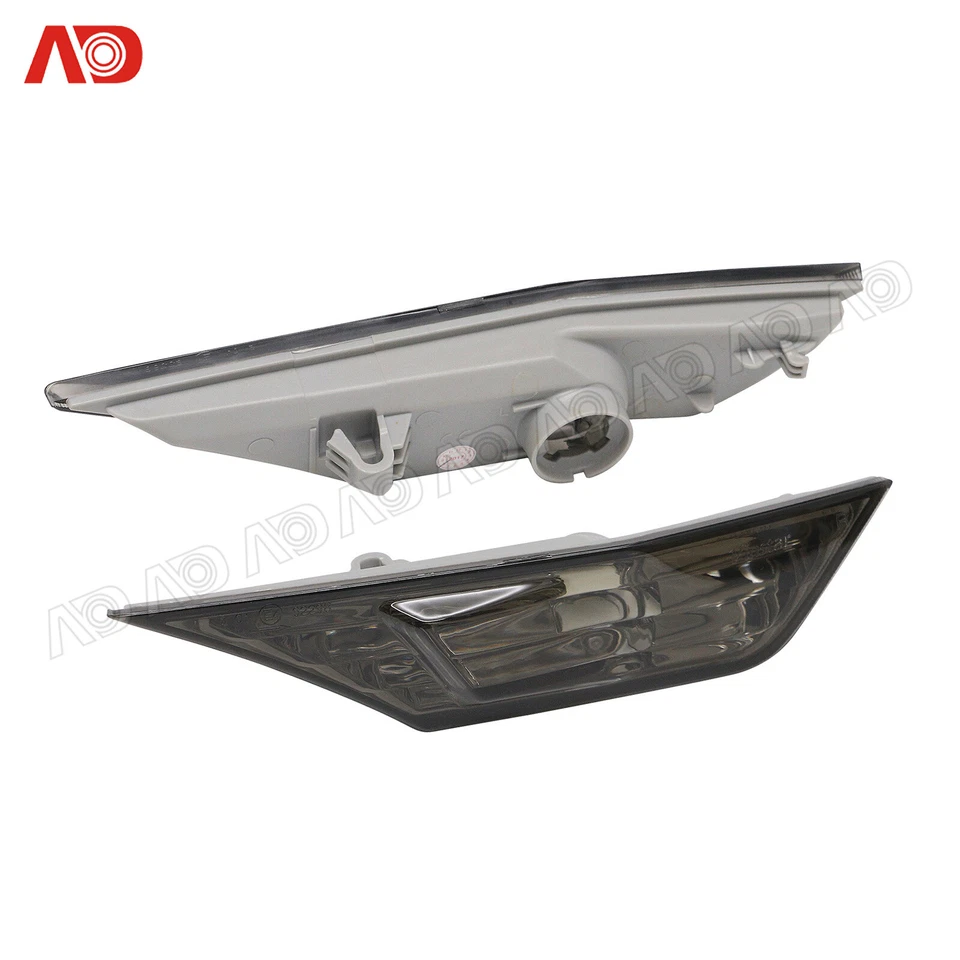 For 16-23 Honda Civic Smoked Position White Lamp Side Marker Lights W/LED Bulb - Image 2 of 4