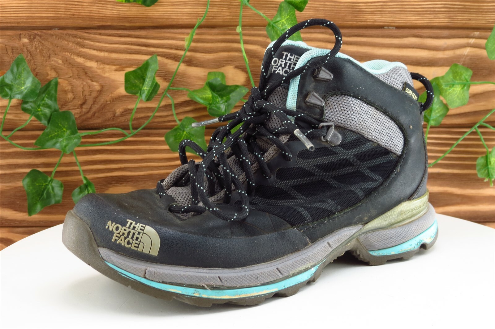 Hiking Black Leather Women 