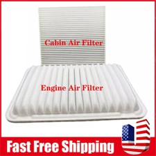 Cabin Air Filter Combo For Toyota Camry 2.5l 2.4l Engine 2007-2017 17801-0h050