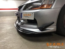 Mitsubishi Lancer Evo 7,8,9 Front Bumper Splitter / Lip + PAIR SUPPORT RODS v8