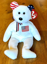 Beanie Baby AMERICA a 9/11 Red Cross Bear for Disaster Relief Fund New NWT MINT