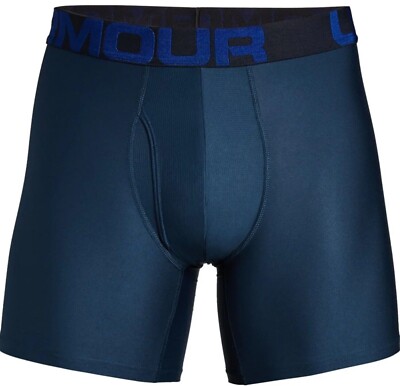 Under Armor L83155 Mens 2-Pack Blue Tech inch Boxerjock Boxer