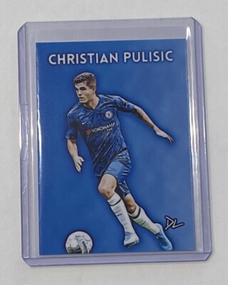 Christian Pulisic Limited Edition Artist Signed Chelsea FC Trading