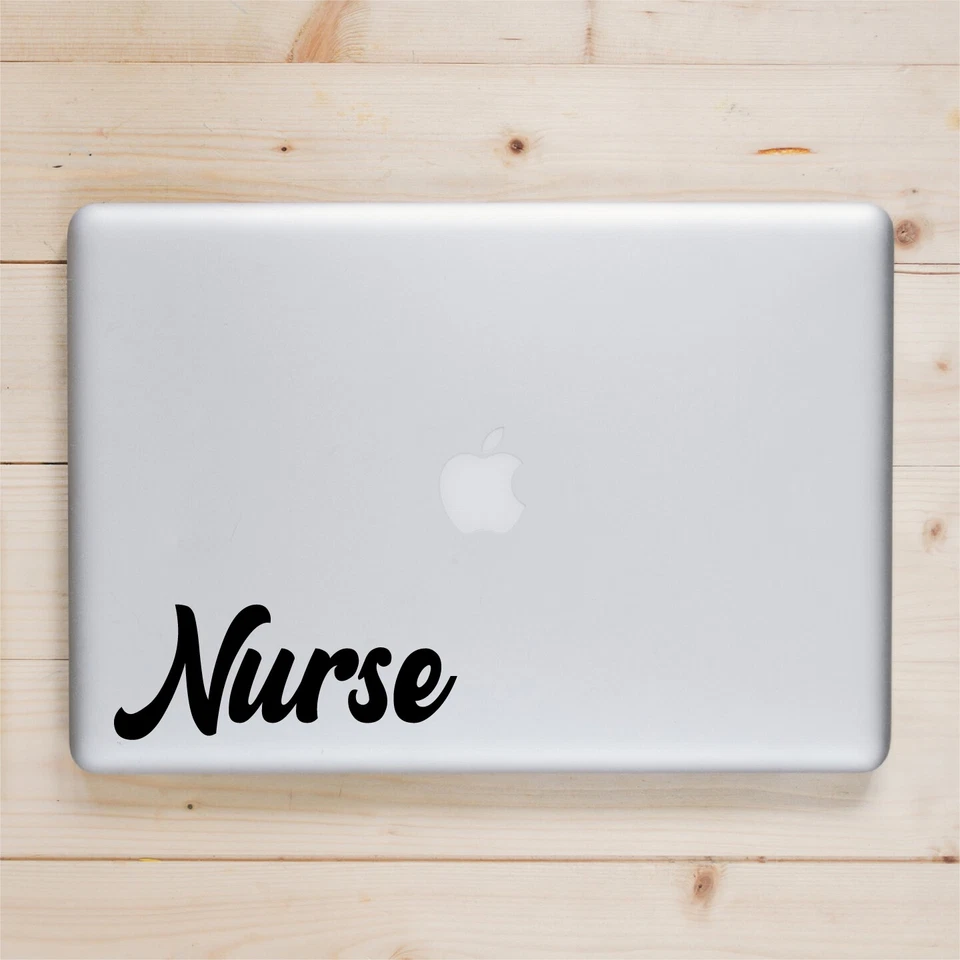 Calcomanía adhesiva de enfermera - Linda inspirada en la diversión - Vaso teléfono computadora portátil ventana de automóvil Foto 3 de 4