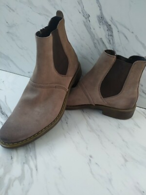 Tan Genuine Leather  Chelsea Ankle Boots Sand color sz 12 @75 THE SAHARA main image 3