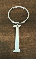 Ganz Capital Letter Initial "I" Key Chain New with Tag