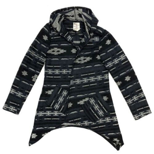 Anthropologie Tulle Aztec Tribal Print Hooded Shacket Jacket - Picture 3 of 9