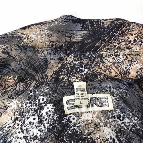 Camisa De Colección Spire California Para Hombre Poliéster Disco L/S Abstracta Talla L Pls Leer - Imagen 9 de 12