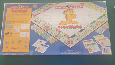 HTF Garfield Monopoly game Collector's Edition 25 Year Anniversary