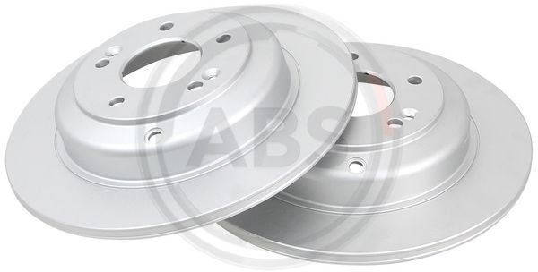 2X A.B.S. 18510 Bremsscheibe Hinten FüR Hyundai-image