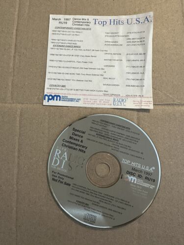Top Hits USA Radio Promo CD #RU19 Dance & Contemporary Christian March 1997