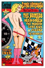 The Nomads Concert Poster San Francisco 1996 Frank Kozik Gearhead Presents Es...