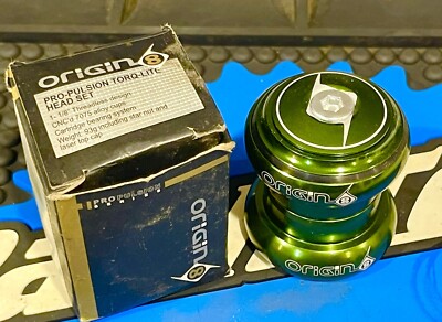 Origin8 Propulsion Torq Lite External 34mm 1-1/8  Threadless Headset  EC34 Green
