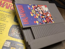 Vintage Dr. Mario (Nintendo NES) USA BRAZIL Variant! CIB Game CUT Box! Authentic