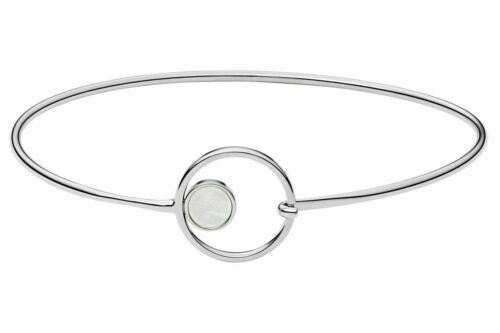 Joli Bracelet Jonc Ouvrable Pour Femme - Métal émaillé Multicolore, Motif Nature, Taille 60 Mm