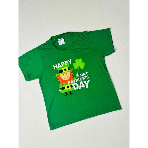 Boy’s Happy St. Patrick’s Day Shirt Size XS Youth - Picture 2 of 6