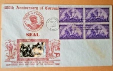 FDC #898   Crosby Thermographic cachet  Coronado