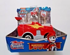 PAW PATROL Rescue Knights Marshall Deluxe Vehicle With Figure NEW!! L@@K!!