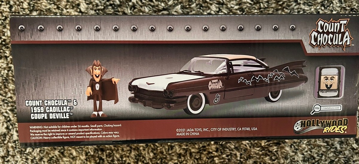 JADA Count Chocula 1959 キャデラック Amazon.com: Jada Toys Count Chocula 1:24 1959 Cadillac Coupe