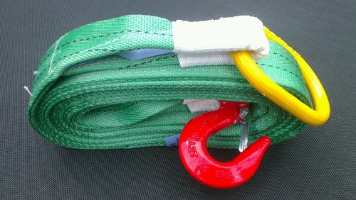 NEU PRO HEAVY DUTY 4M ERHOLUNG 4X4 STROP WINDE ABSCHLEPPGURT BAUM STROP HAKEN & LINK  - Bild 1 von 6