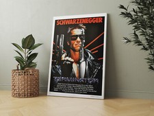 The Terminator Classic Movie - Canvas - Framed or Poster Available - 01