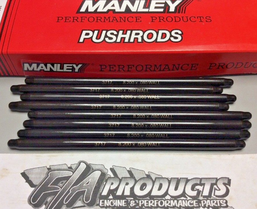 Lot De 8 Poussoirs De Soupape Manley 3/8" Moly - Longueur 8.200" - Neufs