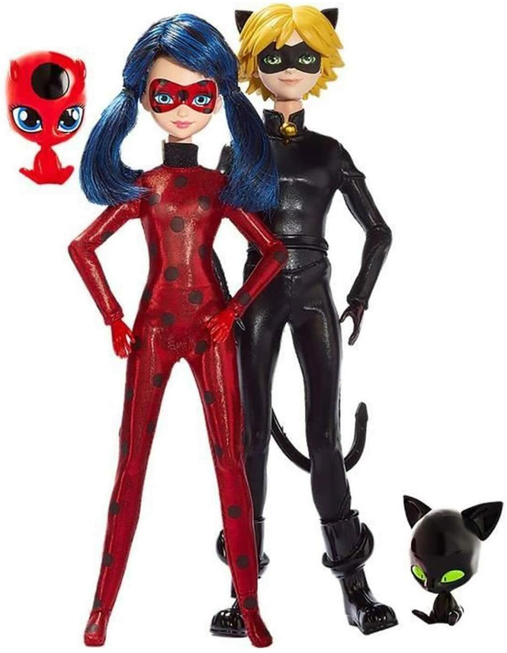 miraculous ladybug and cat noir dolls