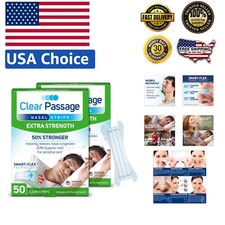 Extra Strength Nasal Strips 100 Count for Instant Congestion Relief Bette...