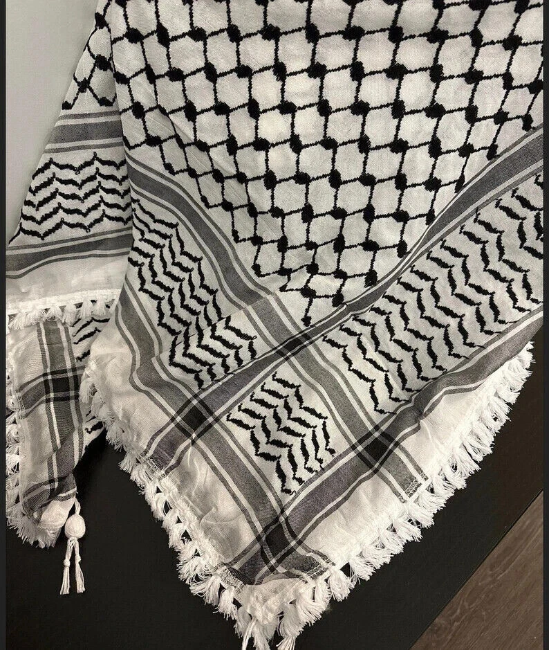 Bufanda afgana chal árabe Shemagh Keffiyeh católico palestino pariente regalo Foto 2 de 4