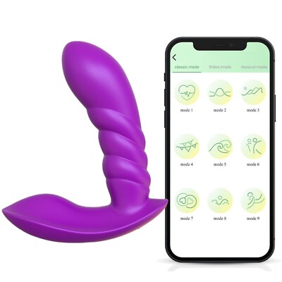 Butterfly Vibrator Panties Wearable Dildo Anal G-Spot Stimulator Sex Toy