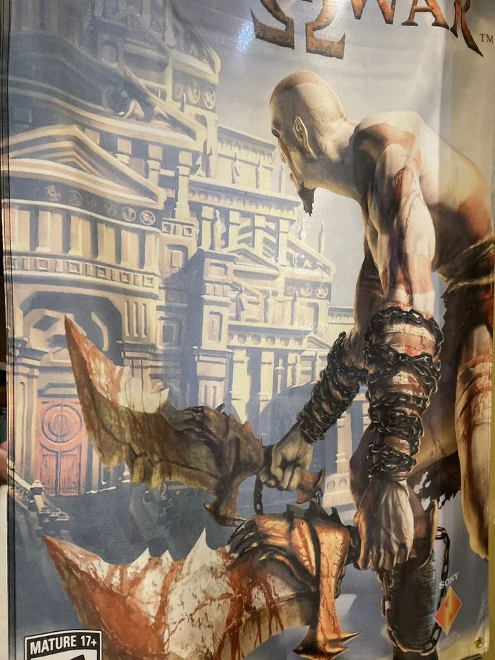 God Of War 5' Flag Banner Sony PS2 PlayStation - Image 3 of 3