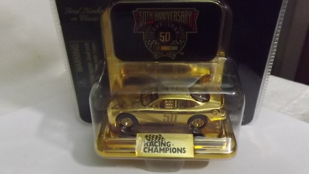 Racing Champions 24K Gold Plated Commemorative Series # 50 Stock