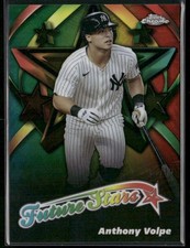 2025 Topps Chrome Logofractor Future Stars Anthony Volpe Black Refractor /10