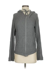 Bleusalt Women Gray Zip Up Hoodie S