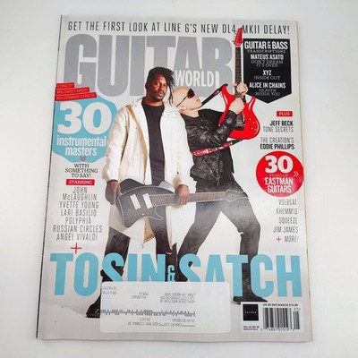Guitar World Magazine May 2022 Tosin Satch Abasi Satriani Music Guitar