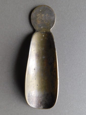 Brass Shoe Horn - signed E.P.N.S. made in India - Monogrammed GDP