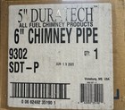 DuraTech SDT-P 9302 5” dia- 6in length Silver Metal Twin Wall Chimney Pipe Qty 1 — photo 2