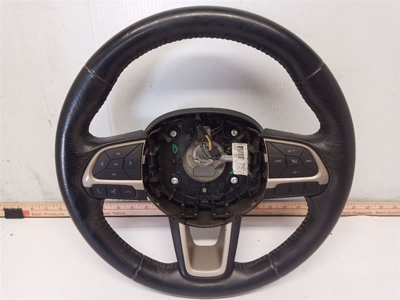 *NOTE* Black Leather Steering Wheel w/Buttons from 2017 Jeep Renegade 11074035