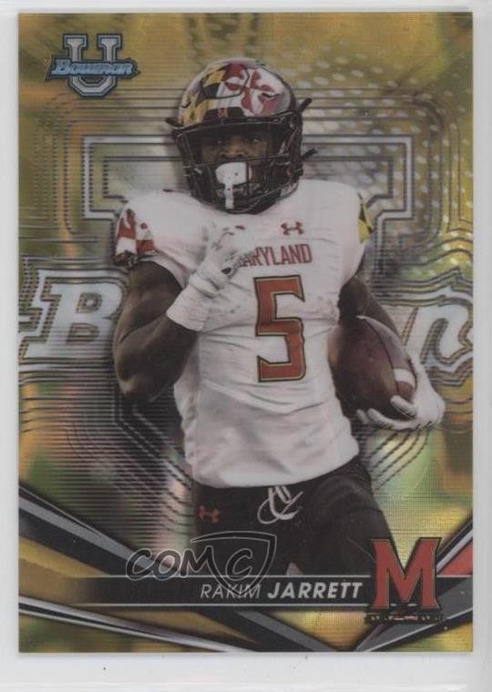 2022-23 Bowman U Gold Lava Refractor 74/75 Rakim Jarrett #83 5zu