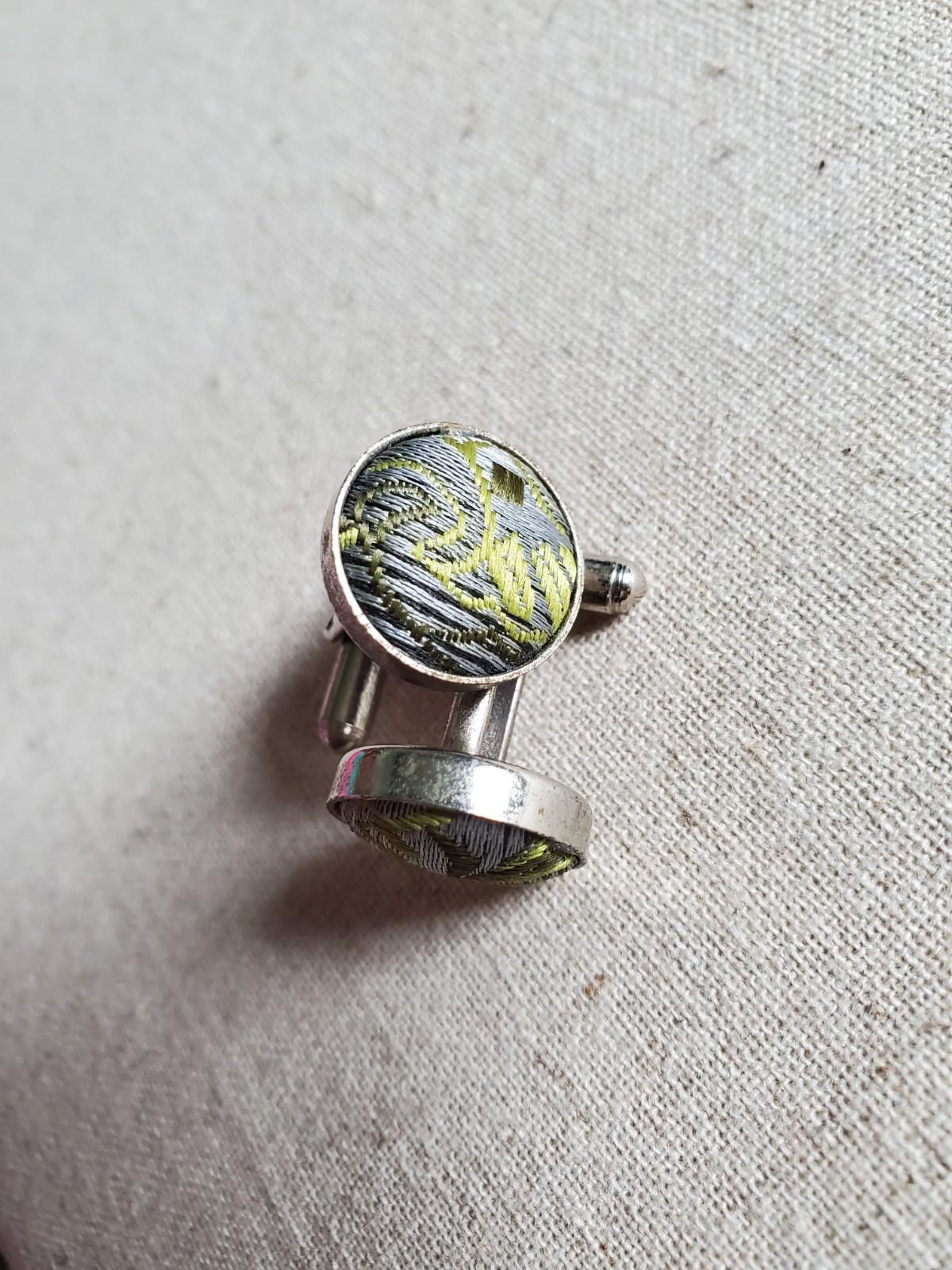 Green Cufflinks - image 2