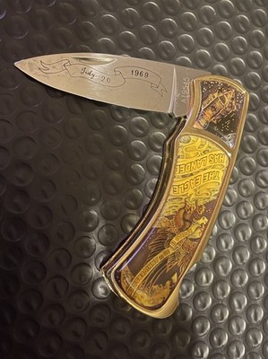 RARE!!! NASA  Apollo 11  Lunar Mission 30th Anniversary Commemorative Knife